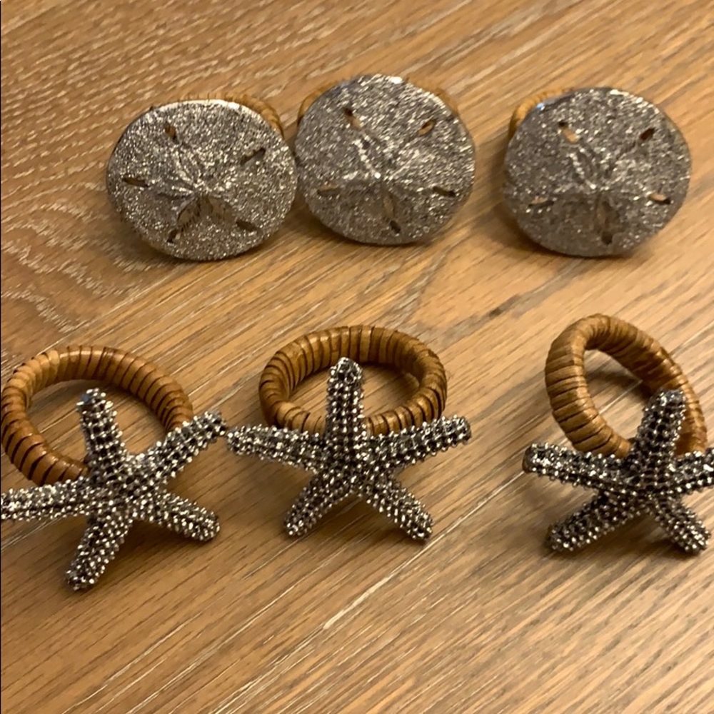 EUC Ballard Designs Napkin Rings